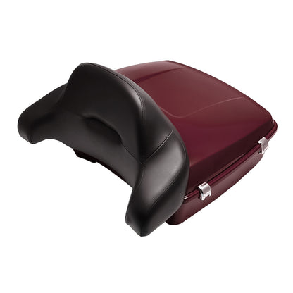 Pantherwill Billiard Burgundy Chopped Tour Pack for ’14-later Harley Touring