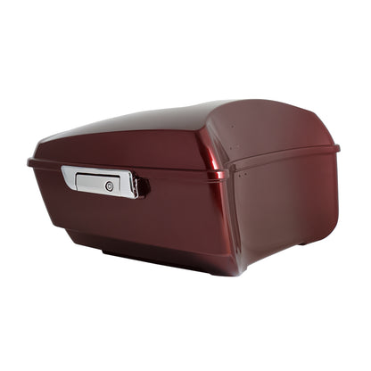 Pantherwill Billiard Burgundy King Tour Pack Luggage Trunk for ’14-later Harley Touring