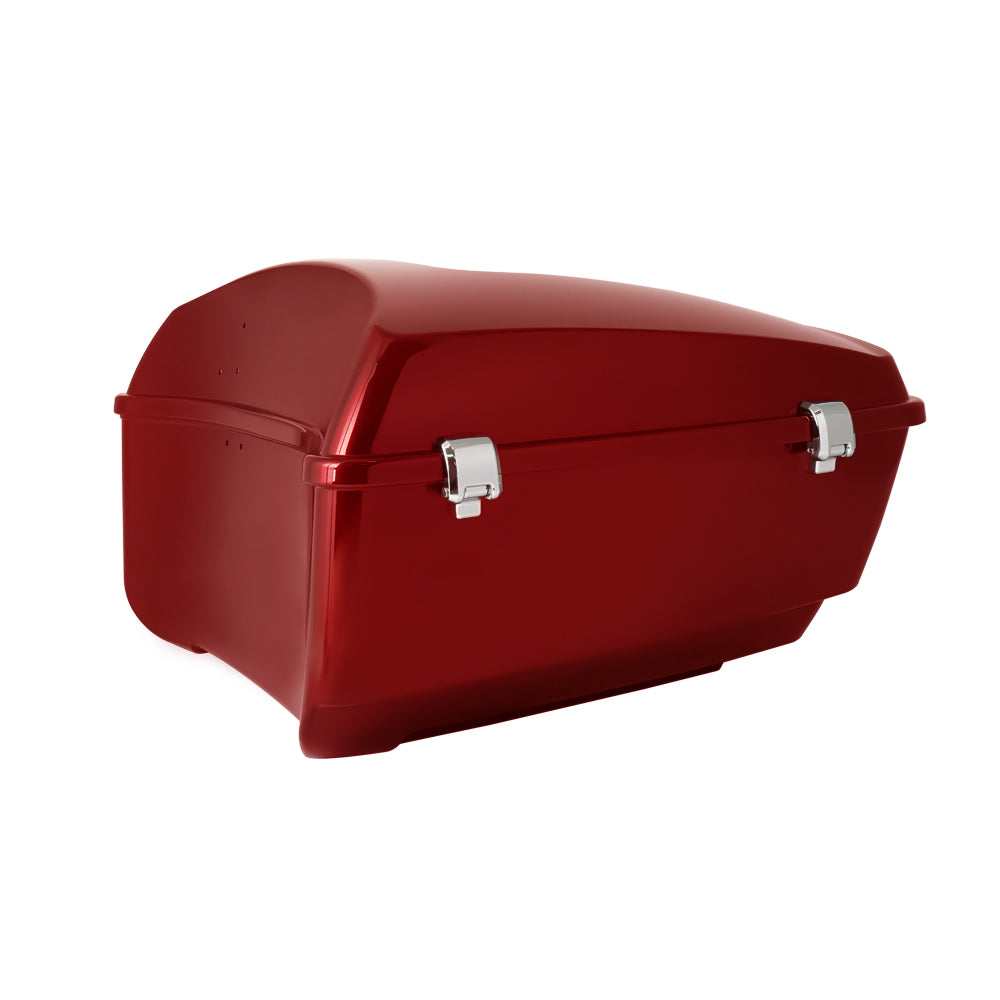 Pantherwill Billiard Red King Tour Pack Luggage Trunk for ’14-later Harley Touring