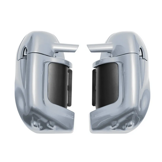 Pantherwill Brilliant Silver Lower Vented Fairings Kit For ’83-’13 Harley Touring