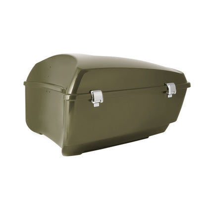 Pantherwill Deadwood Green Glossy King Tour Pack Luggage Trunk for ’14-later Harley Touring