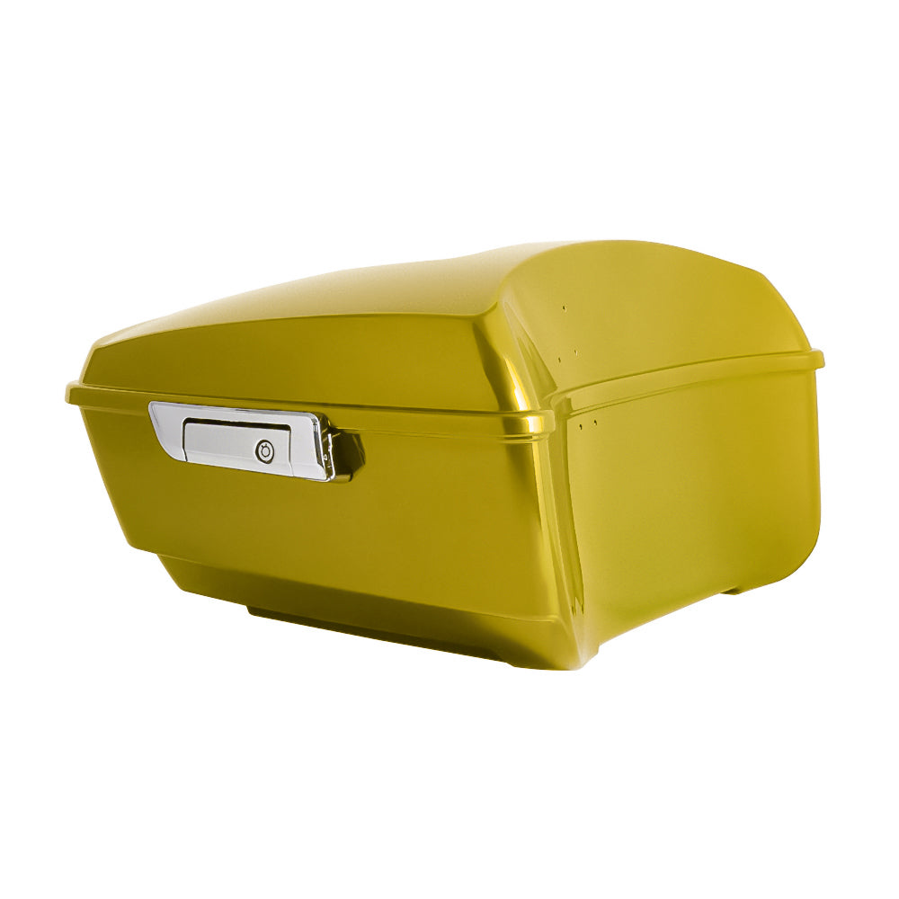 Pantherwill Eagle Eye Yellow King Tour Pack Luggage Trunk for ’14-later Harley Touring