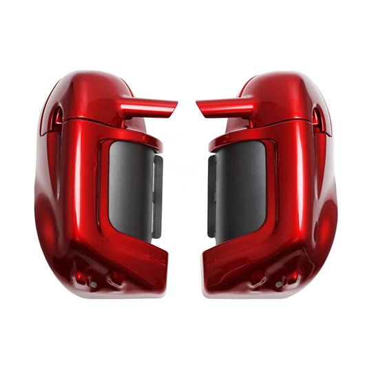 Pantherwill Ember Red Sunglo Lower Vented Fairings Kit For ’83-’13 Harley Touring