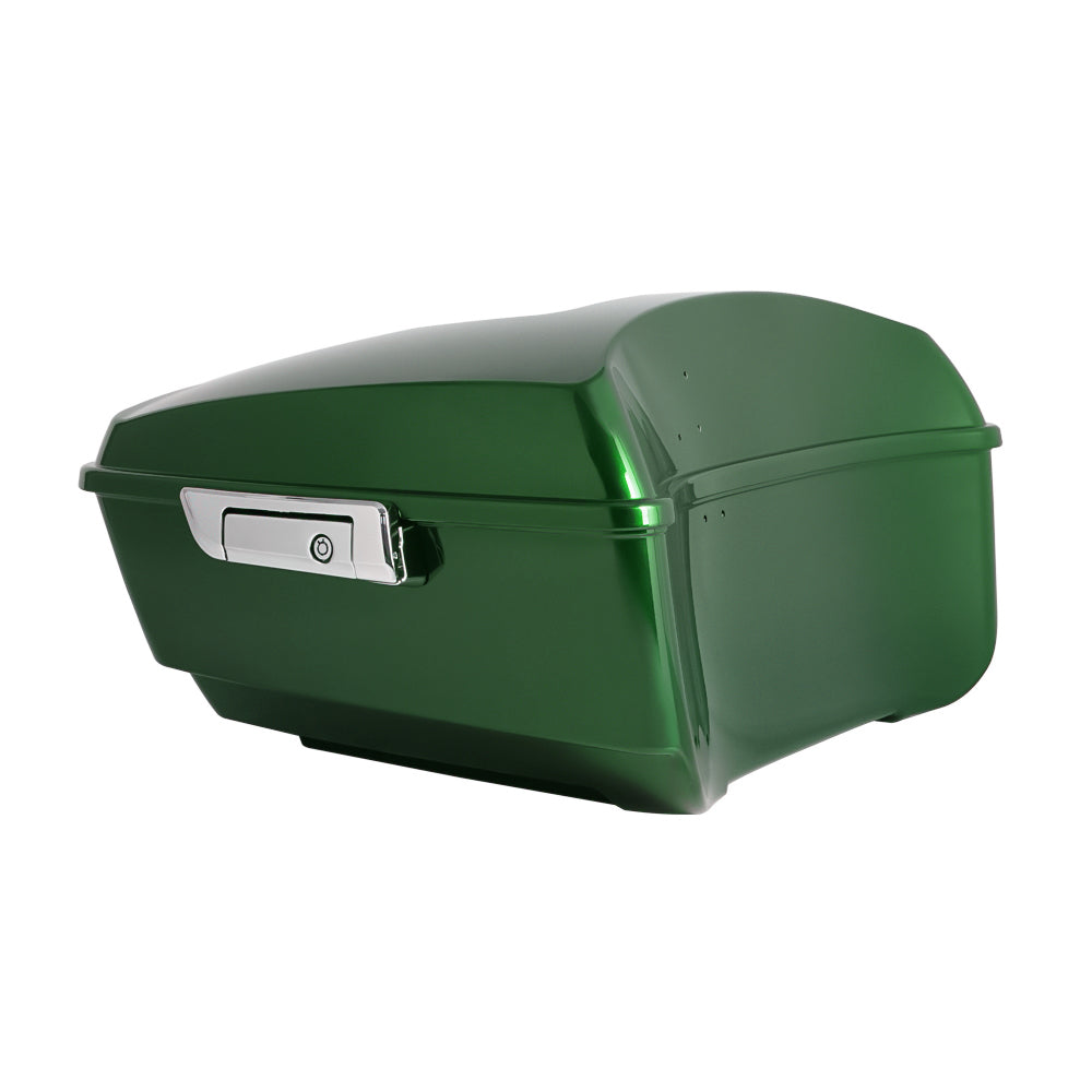 Pantherwill Kinetic Green King Tour Pack Luggage Trunk for ’14-later Harley Touring