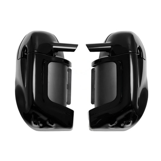 Pantherwill Vivid Black Lower Vented Fairings Kit For ’83-’13 Harley Touring