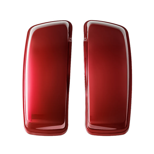 Pantherwill Wicked Red Hard Saddlebags Lids For ’14+ Harley Touring