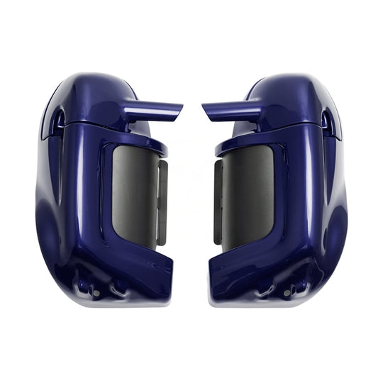 Pantherwill Big Blue Pearl Lower Vented Fairings Kit For ’83-’13 Harley Touring